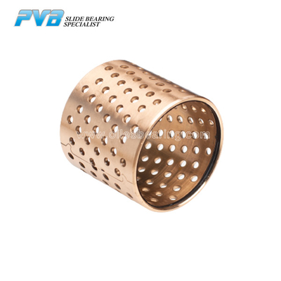 ISO Wrapped Bronze Bearing Bronze Wrapped Sliding Bearing With Oil Holes Seals