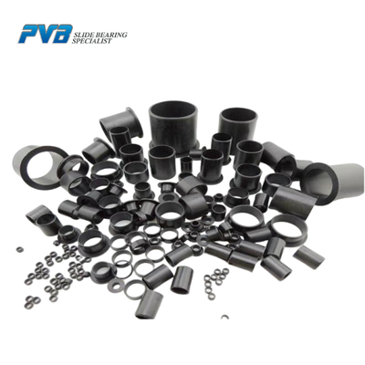 P101 Linear Plain Bearings Polymer Self lubricating Sleeve Bushing Plastic Flanged bushes