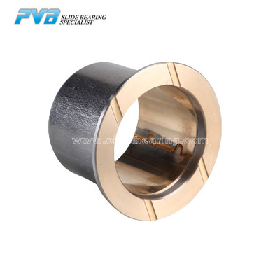O bimetal do rolo da trilha CuSn10Pb10 que cobre a fricção soldou a bucha bimetálica da flange
